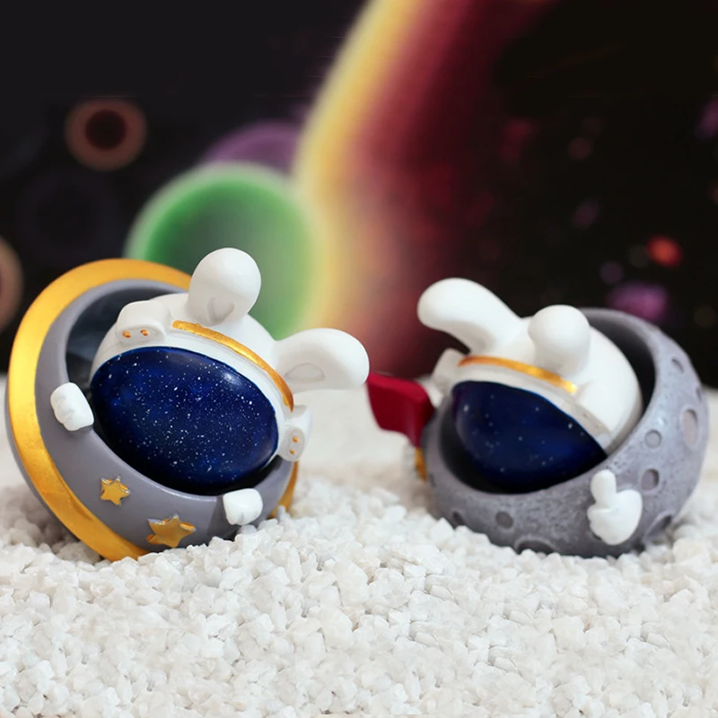 Star Rabbit Astronaut Mysterious Surprise Bag Shaking Head Car Decoration Birthday Cake Baking Decorations Lovely Cartoon Gift