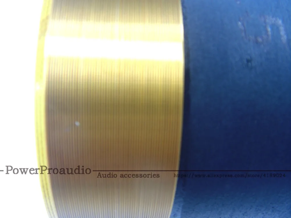 2ピース/ロット50.5ミリメートルミリメートルスケルトン: 白アルミナ、ウーファー/スピーカー/スピーカー音声コイル2層