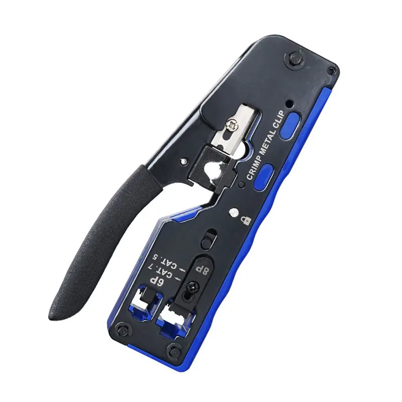 RJ45 Network Tool Crimper, Cable Stripper, Wire Cutter, Ethernet Cable Cutter, Wire Stripper, Multi-function Cable Crimping Tool