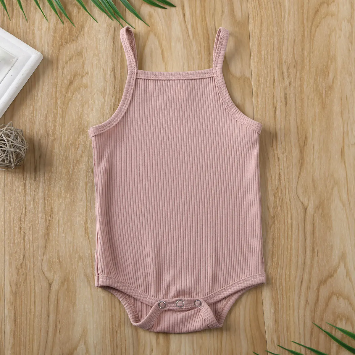 Summer Girls Sleeveless Cotton Romeprs Newborn Clothes Baby Jumpsuit Infant Boys Clothing