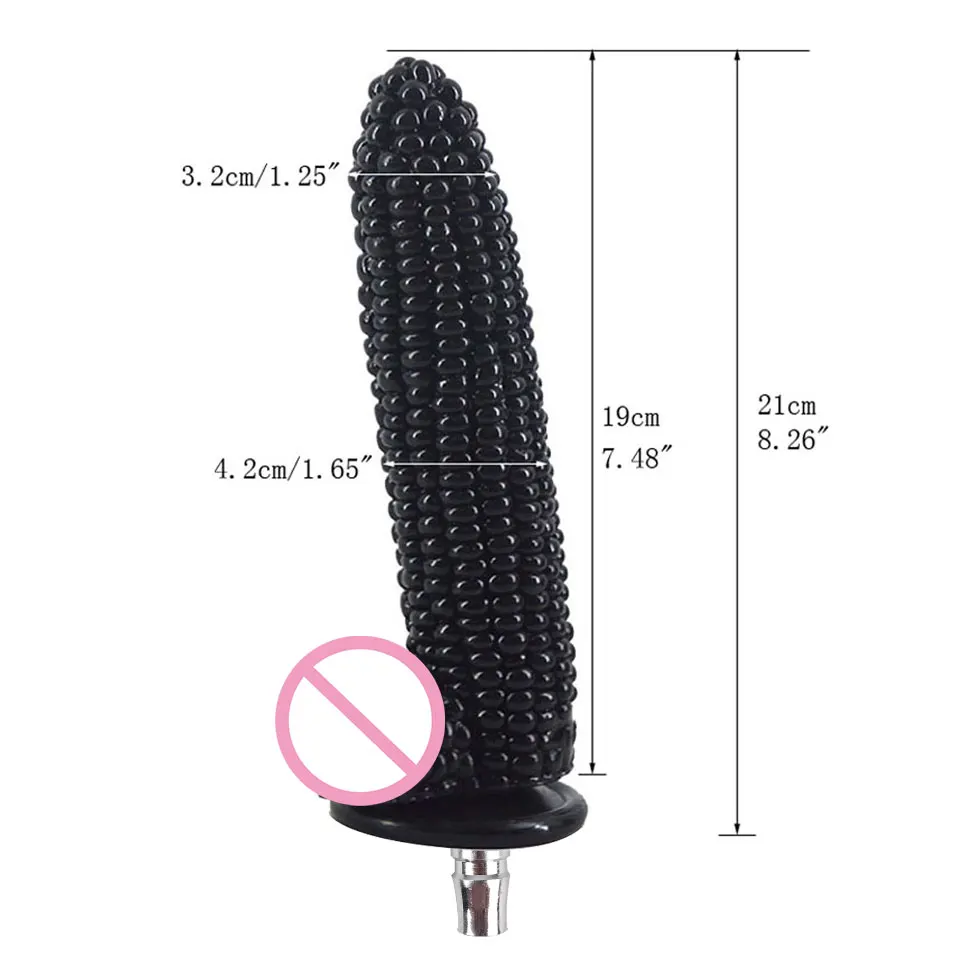 FREDORCH  VAC-U-LOCK Machine Device Attachements Corn shape Dildo vagina Sex Love Machine Sex Product For Women and men G-spot