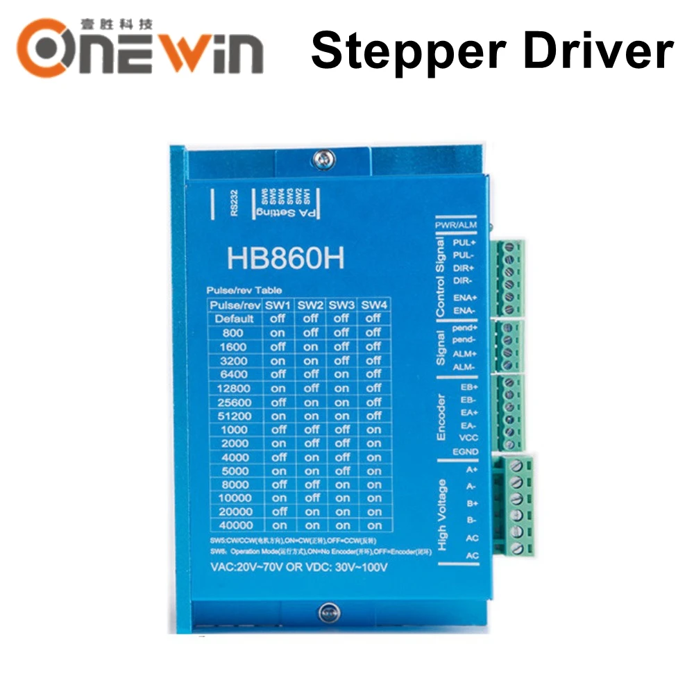 

HB860H step driver for Nema34 closed loop stepper motor 2 phase