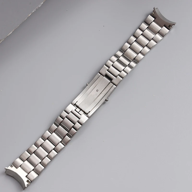 PCAVO 20mm 22mm Quality 316L Silver Stainless steel Watch Bands Strap For omega seamaster speedmaster planet ocean Belt