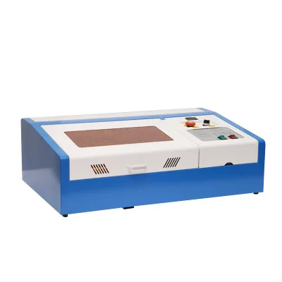 40w gravação a laser máquina de corte co2 gravador a laser 30x20cm com porta usb e display digital para microplaquetas de madeira e couro