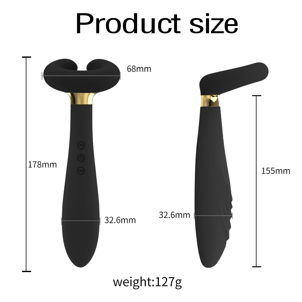 Double Penetration 3 Motors Dildo Vibrator Sex Toys for Women Men Adult Couples Nipple Clitoris Vagina Penis Stimulator Massager