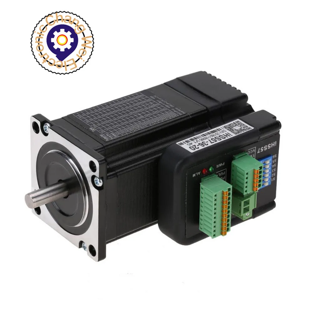 HOT！！IHSS57-36-20 2-phase 57 Integrated Closed-loop Stepper Motor Nema23 2NM 24-50VDC Hybrid Servo