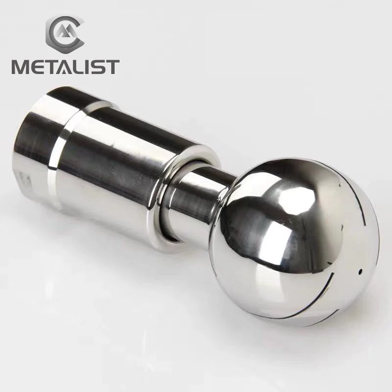 

METALIST High Quality 1/2'' DN15-2.5"DN50 Female Thread SS304 Sanitary CIP Tank Cleaning Rotating Spray Ball