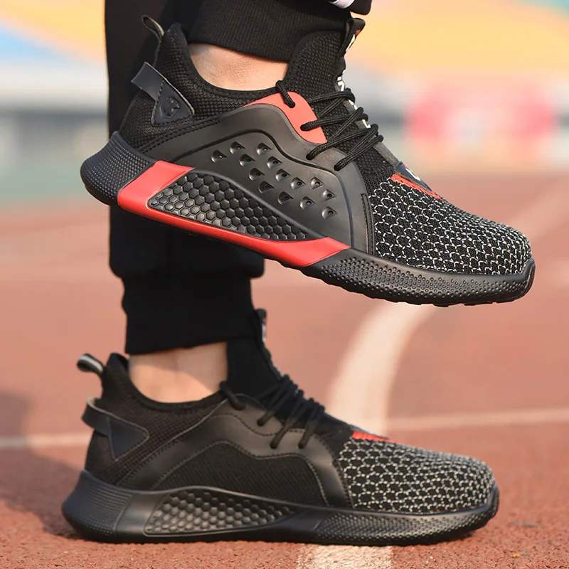 Steel Toe Anti-puncture Work Light Weight Fashion Sport Safety Shoes