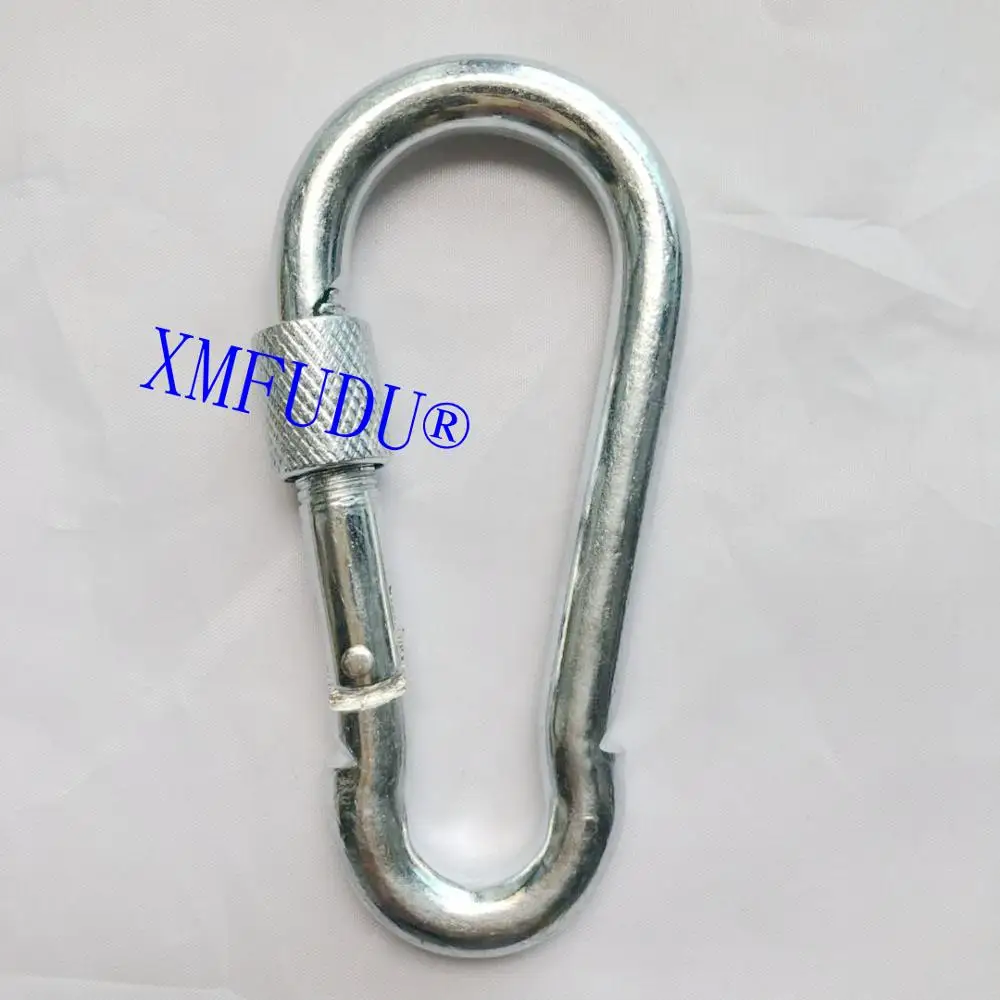 Marine anchor rope hook /Outdoor Safety Camping Equipment Stainless Steel Cap Carabiner Hook Survival Kit Lock Tool