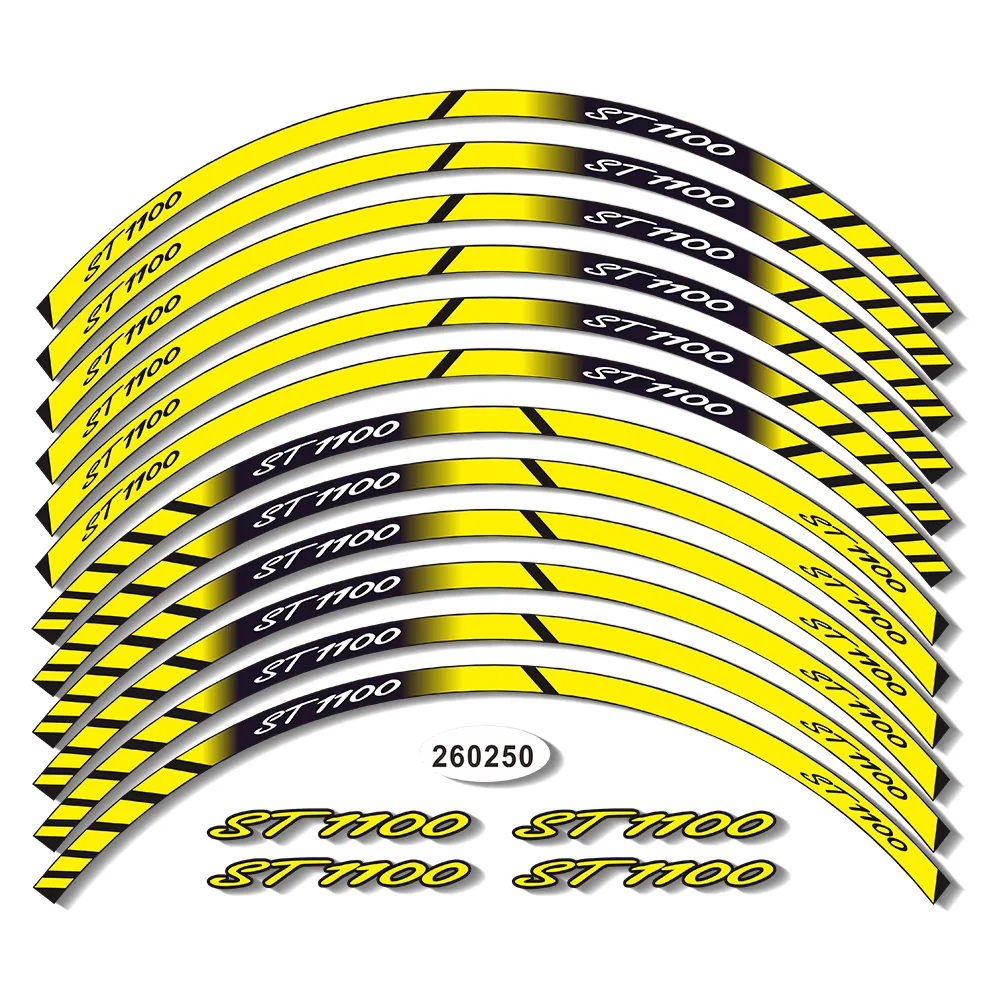 Waterproof and reflective stickers for motorcycle wheels are on sale for HONDA ST1100