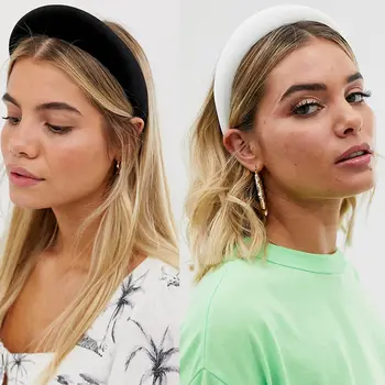 Levao 加厚天鵝絨髮箍 加厚海綿髮圈 女士髮帶 女孩魅力髮飾 寬頭箍 10 最佳銷售 超寬頻 - №9