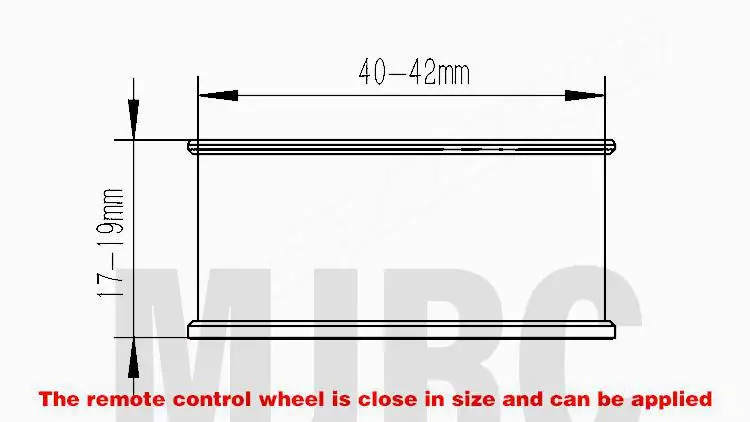 Zweifarbiger Rc-Autosender Lenkrad Schaumstoffgriff Handradschwamm für Traxxas Tqi Futaba 3pv 4pls 4pv 4px R 7px Prc X4 Fs – Detail 1