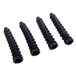 8MM Shock Tower Shaped Bellows Damping Dust Cover for 1/5 HPI RV KM BAJA 5B 5T 5SC RC Car Car Update Parts 4pcs/set