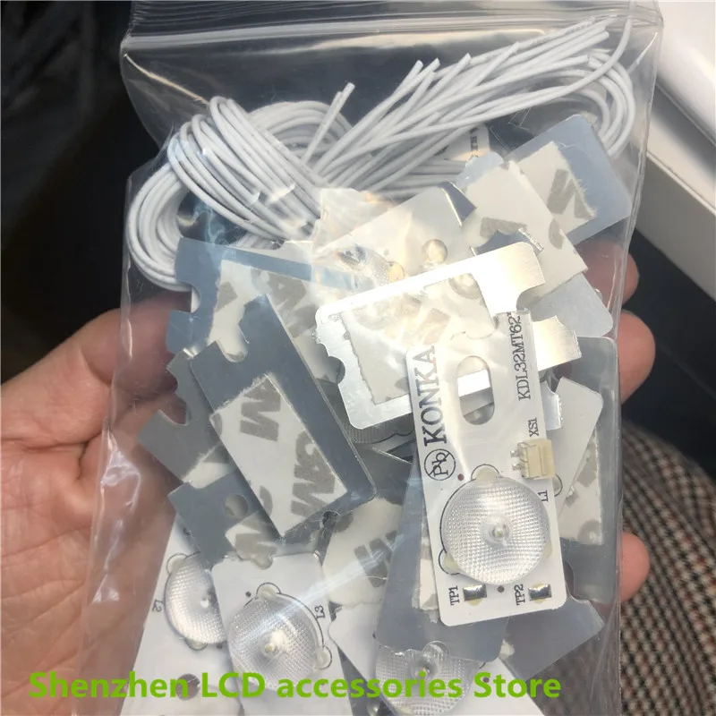 30PCS 100%NEW high quality 6V SMD Lamp Beads with Optical Lens Fliter for Konka 32-65 inch LED TV Repair  KDL48SS618U 35018539