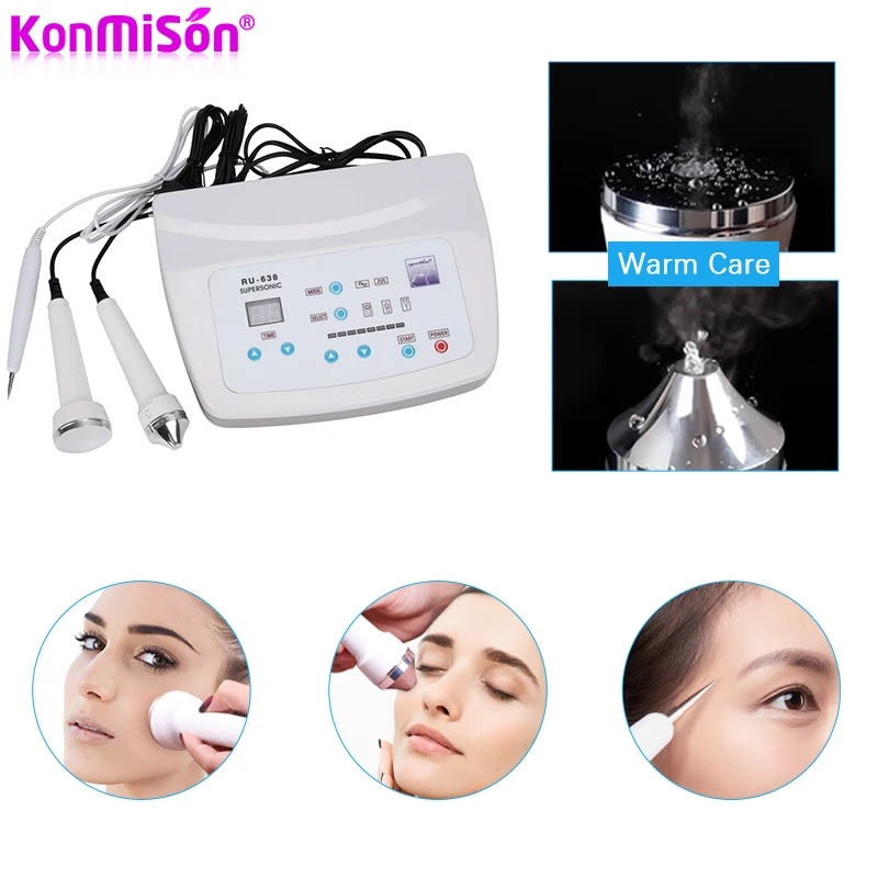 3 In 1 RU-638 Ultrasonic Facial Machine Spot Tattoo Removal Anti Aging Facial Massage Machine Skin Care Beauty Instrument