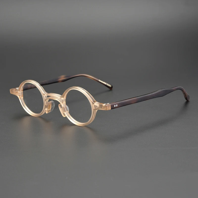 Acetate Small Round Glasses Men Retro Eyeglasses Frames Women Reading Glasses 0 to +400 Prescription Eyewear Spectacles Tortoise