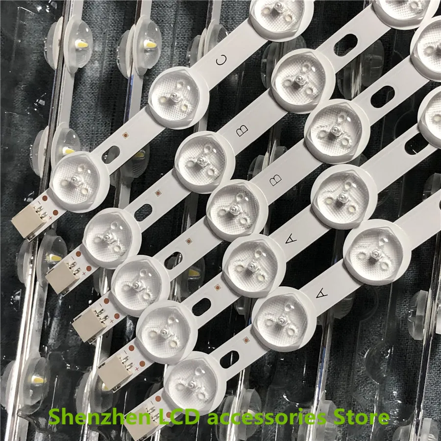 Bande LED de remplacement, 355mm, 40 pouces, NDV REV1.0 A B C pour VES400UNDS-02 9LED, nouveau, 100%