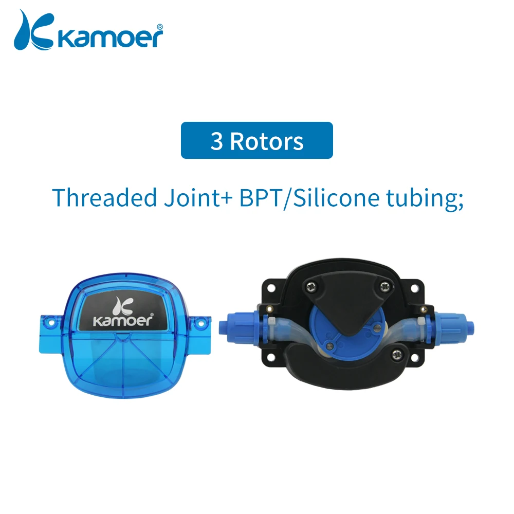 Imagem -05 - Kamoer Alto Fluxo Peristáltico Bomba de Dosagem Khl Faça Você Mesmo Velocidade Ajustável 24v Stepper Motor 350rpm Laboratório Analítico 1800ml por Min