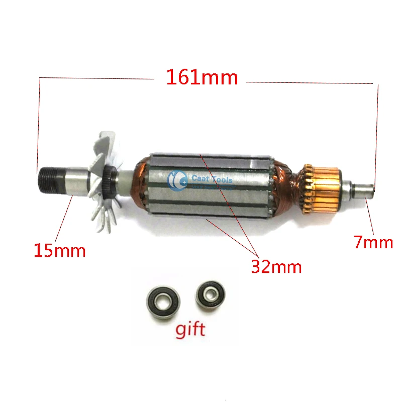 

AC 220V-240V Drive Shaft Electric Hammer Armature Rotor for MAKITA 3703 511918-5 511919-3