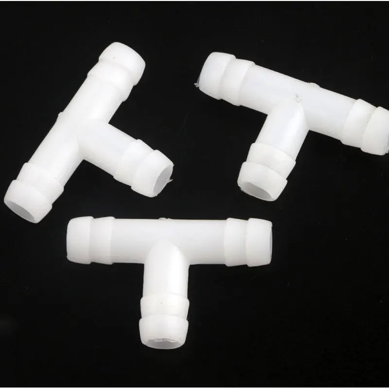 موزع مياه اكسسوارات T-نوع تي شيرت موصل مترابطة واجهة 10.5 مللي متر متساوية القطر تي شيرت سيليكون أنبوب مطاط أنابيب هواء تي شيرت