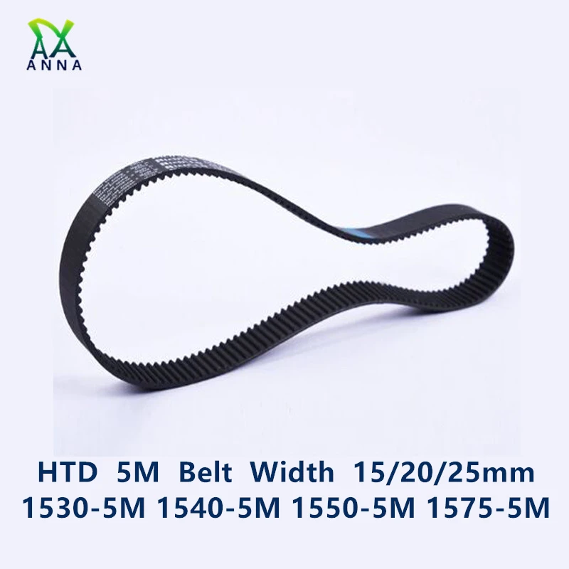 

HTD 5M synchronous Timing belt C=1530/1540/1550/1575 width 15/20/25mm Teeth 306 308 310 315 HTD5M 1530-5M 1540-5M 1550-5M 1575-5