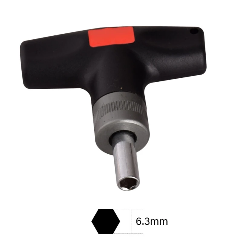 1.8Nm/2.5Nm T Handle Preset Torque Wrench Safe and Fast Hex Socket Torque Wrench Suitable for 3D Printer Nozzle