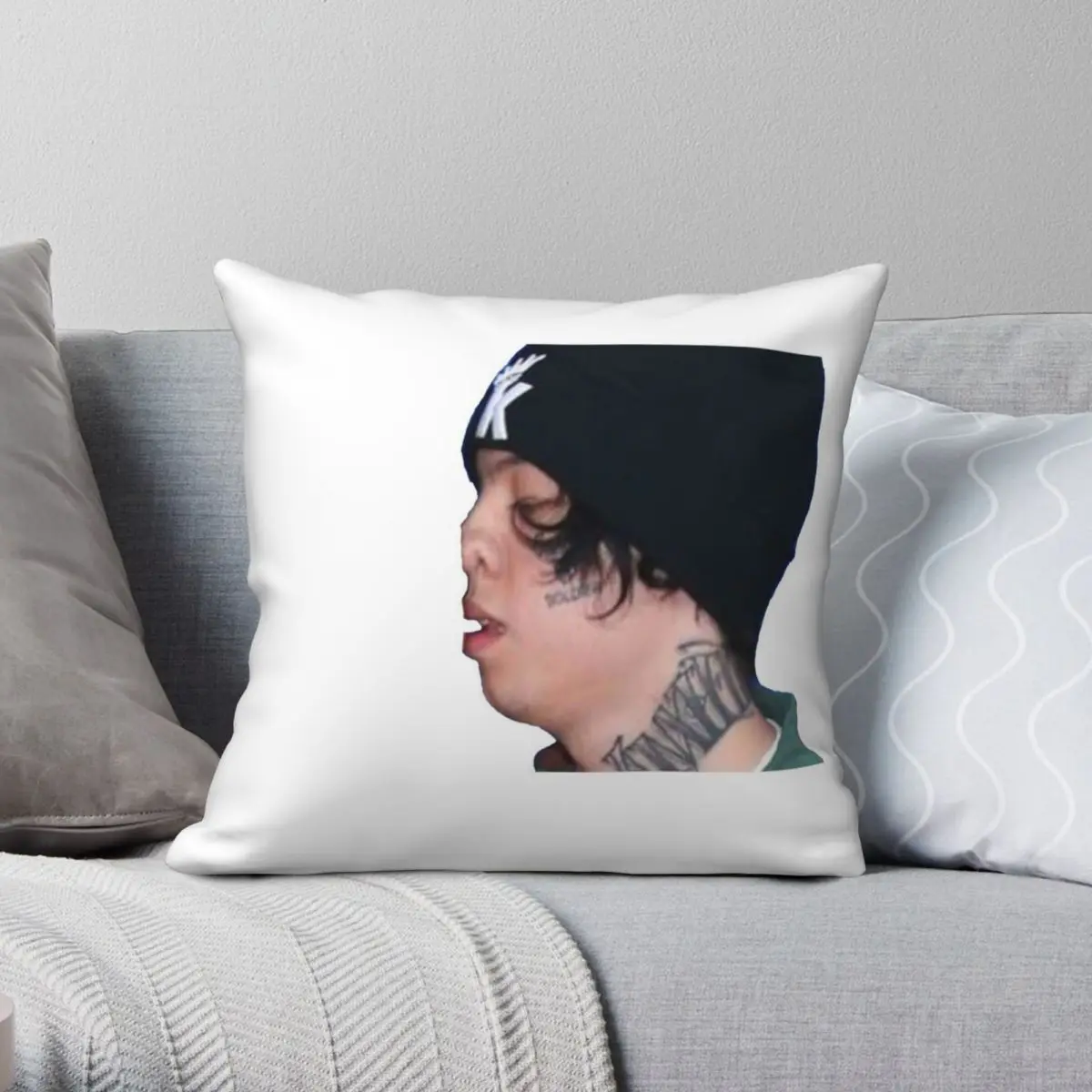

Lil Xan Nose Meme Square Pillowcase Polyester Linen Velvet Creative Zip Decor Pillow Case Room Cushion Case 45x45