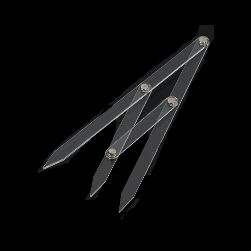 Acryl wenkbrauwliniaal permanente make-up wenkbrauwvormende stencilliniaal permanente make-up verhouding maatregel