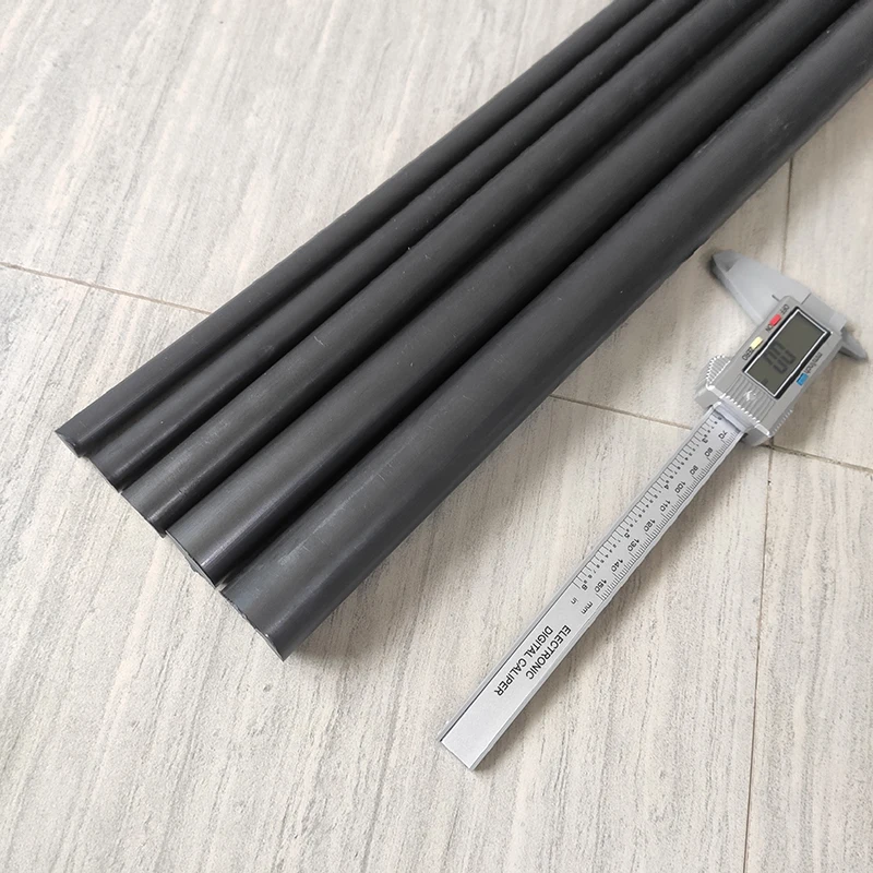 High-quality Black graphite polytetrafluoroethylene bar environment-friendly non-toxic DIY PTFE plastic rod bar