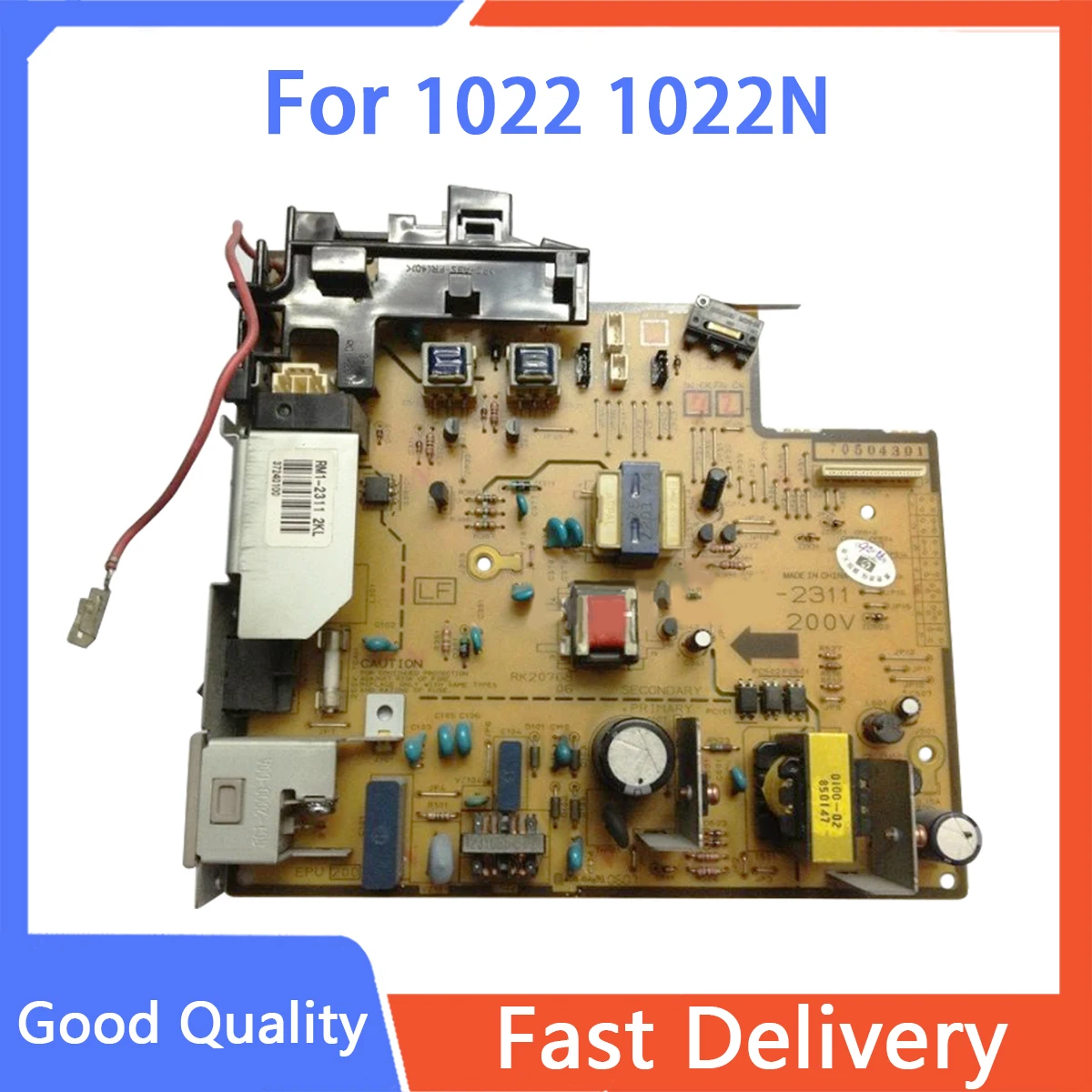 Test Original for HP1022 Power Supply Board RM1-2310 RM1-2311-000 RM1-2311 (220v) printer parts on sale