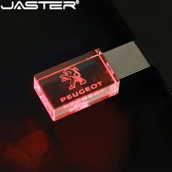 JASTER samochód kryształ metalowa pamięć USB flash pendrive 4GB 8GB 16GB 32GB 64GB 128GB dysk zewnętrzny pendrive dysku u
