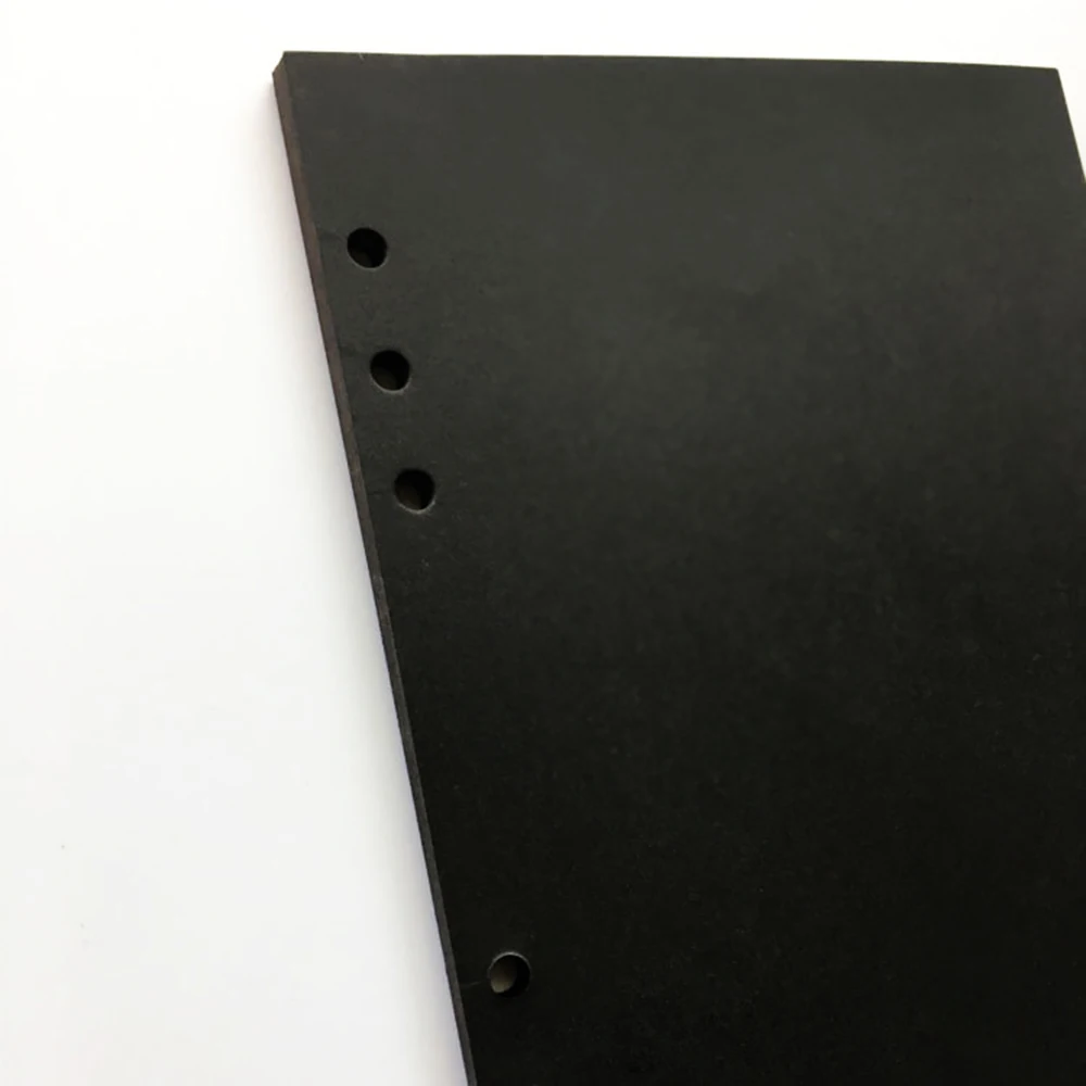 Relleno de cuadernos, papel para manualidades, 40 hojas, tarjeta negra, páginas interiores hechas a mano, papelería, suministros escolares de oficina