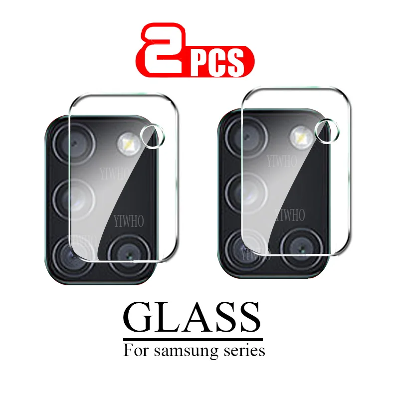 

2 Pack Safety Glass on For Samsung Galaxy A21S Camera Lens A31 A41 A21 A11 A51 A71 5G S20 Ultra Plus M31 Screen Protectors Film