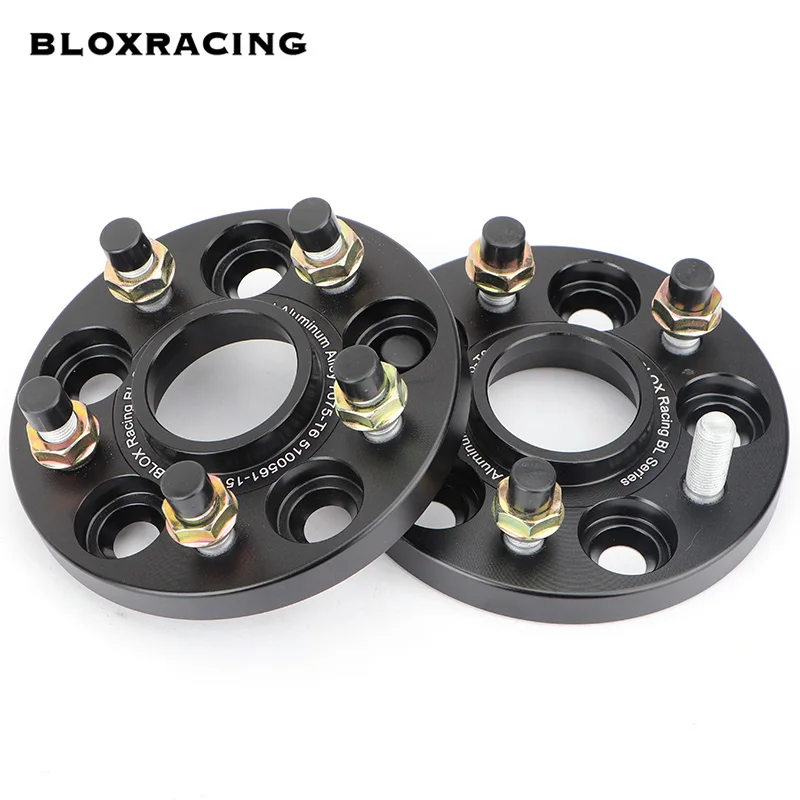 2Piece 15/20mm 7075 aluminum forged wheel spacers adapters PCD 5x100 to 5x114.3 CB = 56.1mm ID = OD,M12*1.25 suit Subaru