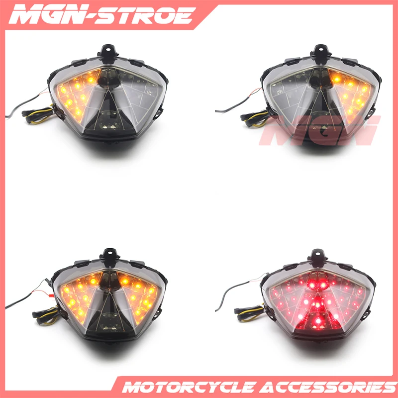 Motocicleta traseira luz da cauda sinais de volta integrado led luz blinker lâmpada para honda cbr300r cb300f 2015-2018 cbr250r 2011-2013