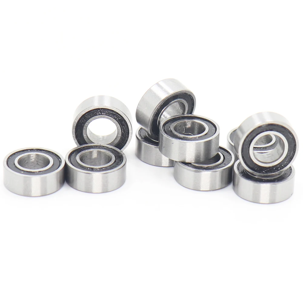 684RS Bearing ( 10 PCS ) 4*9*4 mm ABEC-7 Hobby Electric RC Car Truck 684 RS 2RS Ball Bearings 684-2RS Black Sealed