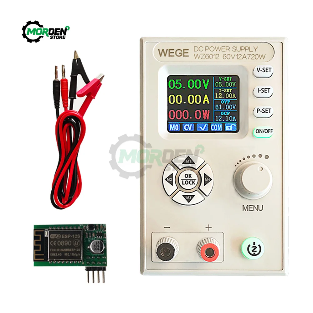 WZ6012 High-power Adjustable 60V 12A DC Step-down Charging Module Constant Voltage Constant Current Buck Converter Power Supply