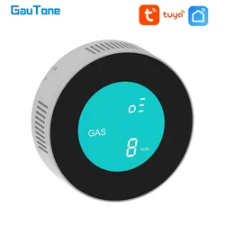 GauTone PA210W Tuya Wifi Gas Sensor Combustible Natural Gas Leak Detector Smart House Alarm Sensor for Home