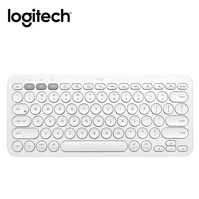 Logitech K380 Nirkabel Bluetooth Keyboard Portable Multi Perangkat Ponsel Apple Ipad Komputer Mac Ultra Tipis Bisu Keyboard