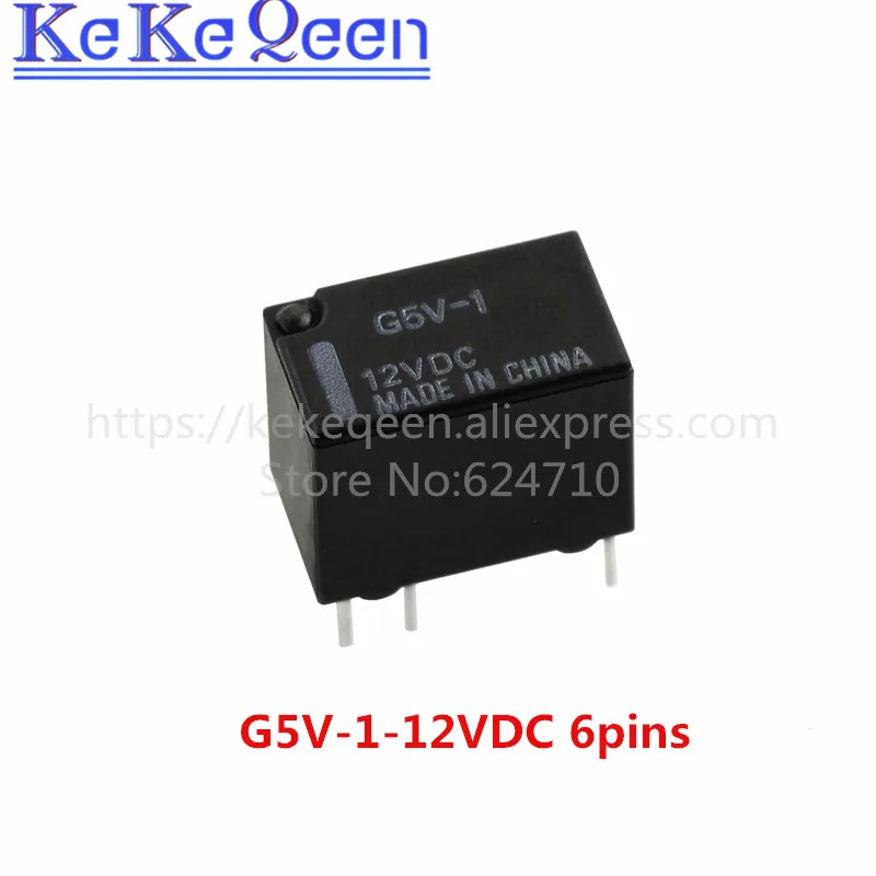 G5V-1-5VDC G5V-1-12VDC G5V-1-24VDC Signal Relay Module DC 5V Ultra-miniature Highly Sensitive SPDT PowerRelay for Signal Circuit