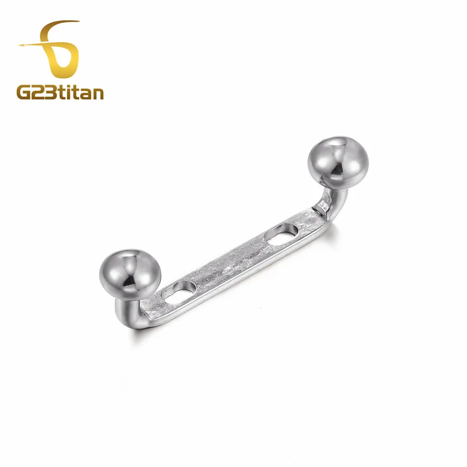 Retainers Hide it Under The Skin Body Piercing Jewelry G23 Titanium Surface Bar Industrial Barbell Micro Dermal Anchors