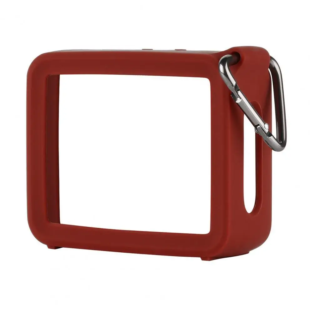 Protective Case Waterproof Anti-impact Bluetooth-compatible Speaker Silicone Protective Cover with Buckle for JBL/GO2