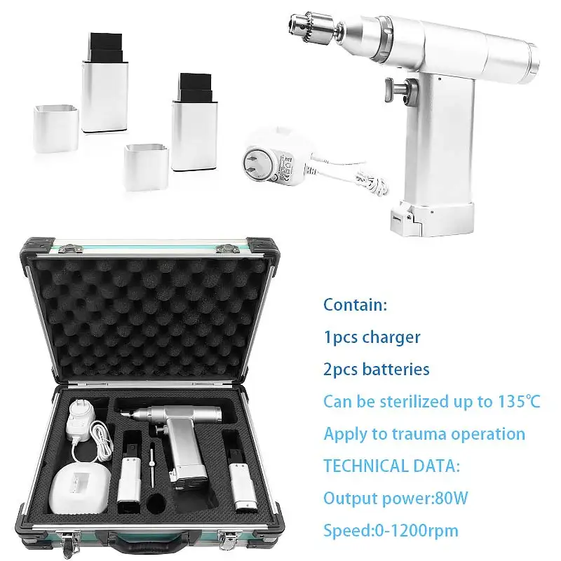 

Orthopedics Powerful Motor with Batteries Micro Bone Drill Canulate Drill Oscillating Saw Orthopedics Veterinary Instruments