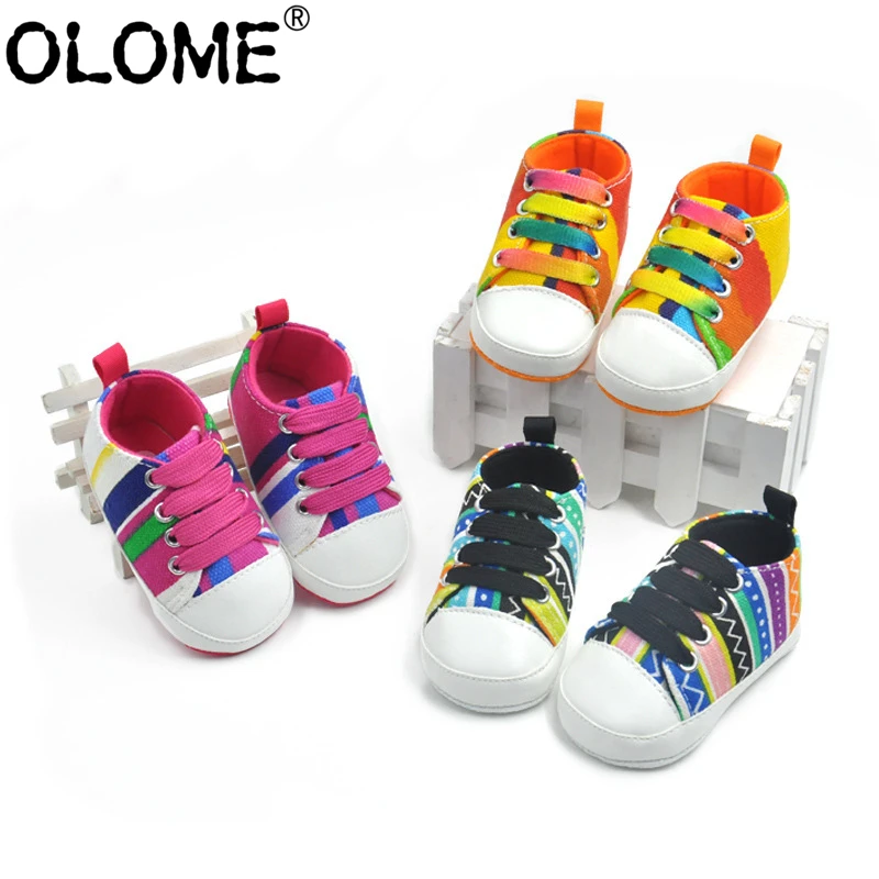 

Baby Canvas Kids Shoes Infant Boys Prewalker Soft Sole Toddler Skateboard OLOME 1-3 Years First Walkers Light Newborn Footwear