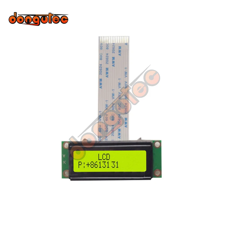 5V 1602 1602N LCD Screen AIP31066 or EQV Blue/Yellow Green/Gray English/Russian/Japanese/European