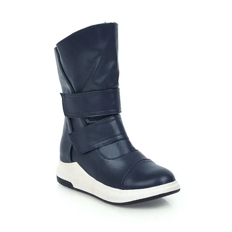 

Женские ботинки на танкетке, водонепроницаемые ботильоны на танкетке, обувь для женщин, большой размер 10, для зимы