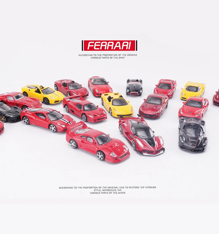 Bburago 1:43 Mini la Ferrari 16M 599 ENZO F12 F40 FXXK California legierung super spielzeug auto modell Für mit druckguss mini sammlung