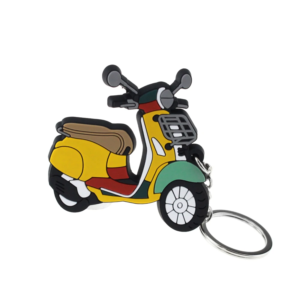 Motorcycle Keychain Key Ring For Piaggio VESPA GTS300 Sprint Primavera Super GTV LX PX ET Spring 150 co-branded edition