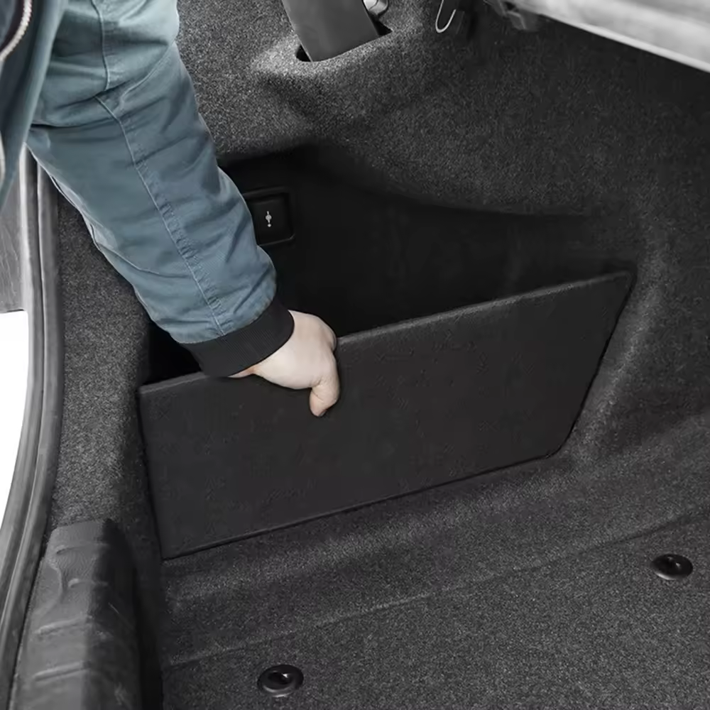 Carro tronco partição Tail Box Board, Side Storage Organizer, divisórias para BMW F10, F11, F30, G30, 3, 5 Series, 2pcs