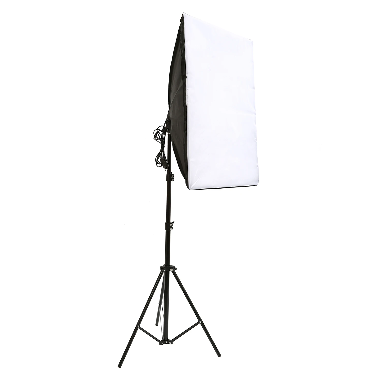 Photography Lighting 2m Light Tripod stand + Photo Studio Soft box +50W Dimmable LED lamp Bulb For Camera Phone Video Shooting